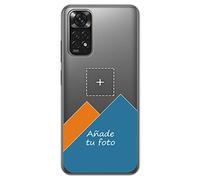 Tumundosmartphone Personaliza tu Funda Silicona Gel TPU Transparente con tu Fotografia para Xiaomi Redmi Note 11 / 11s Dibujo Personalizada