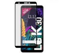 Tumundosmartphone Protector Cristal Templado Completo 5D Full Glue Negro para Lg K30 Vidrio