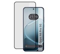 Tumundosmartphone Protector Cristal Templado Completo 5D Full Glue Negro para Oppo A6 Pro 5G Vidrio