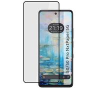 Tumundosmartphone Protector Cristal Templado Completo 5D Full Glue Negro para TCL 50/50 Pro NXTPAPER 5G Vidrio