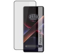 Tumundosmartphone Protector Cristal Templado Curvo 5D Full Glue Negro para Xiaomi Poco X7 5G Vidrio