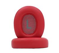 Tune 700BT - Almohadillas de repuesto compatibles con auriculares JBL Tune 700BT 700BTNC 710BT 750BT 750BTNC 760BTNC, hechas de piel de proteína suave y espuma viscoelástica (rojo)