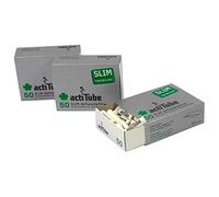 Tune actiTube Slim - Set de 150 filtros de carbón Activo (3 Cajas de 50 Unidades, 7 mm)