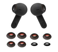 Tune Flex - Juego de 4 pares de almohadillas compatibles con auriculares JBL Tune Flex (silicona, 4 tamaños)
