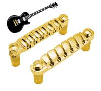 Tune Matic Saddle Bridge, portero de guitarra eléctrica, aleación de zinc ajustable, puente de cambio rápido, 240 g, plata, oro, negro para eventos escolares, actuaciones en, grabación, concierto