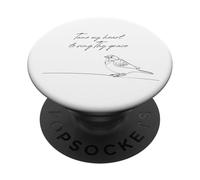 Tune My Heart To Sing Thy Grace Bird Come Thou Fount Himno PopSockets PopGrip Adhesivo