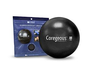 Tune Up Fitness Bola de terapia de grafito Coregeous®, ajuste de yoga, método modelo de rollo: utilizado para masaje abdominal, liberación miofascial y reducción de estrés