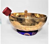 Tuned Tibetan Singing Bowl Set Premium Quality Chakra Tuned Hand Hammered Sound Bowl for Meditation, Chakra Healing & Sound Therapy 6"