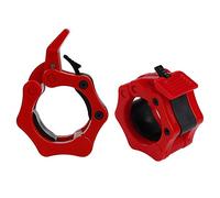 Tunejoy Abrazaderas para Levantamiento de Pesas Olimpica 2" Bloqueadores 50 mm para Barras de Pesas de LiberacióN RáPida para Mancuernas Entrenamiento Físico 2 Piezas