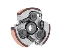 Tunejoy Almohadilla de Embrague con 3 Resortes Embrague Centrífugo Aluminio para 2 Tiempos 43cc 47cc 49cc Quad Pocket Bike con Ranurado Rojo