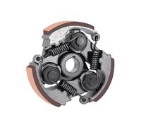 Tunejoy Almohadilla de Embrague con 3 Resortes Embrague Centrífugo Hierro para 2 Tiempos 43cc 47cc 49cc Quad Pocket Bike con Ranurado Rojo