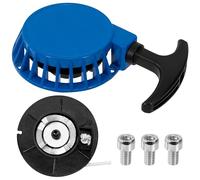 Tunejoy Arrancador Retroceso Arranque Retroceso ATV Pull Starter Recoil Aluminio para 47cc 49cc Mini Dirt Bike Pocket Bike Moto Quad Tirador Moto Azul