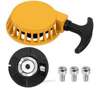 Tunejoy Arrancador Retroceso Arranque Retroceso ATV Pull Starter Recoil Aluminio para 47cc 49cc Mini Dirt Bike Pocket Bike Moto Quad Tirador Moto Amarillo