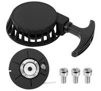 Tunejoy Arrancador Retroceso Arranque Retroceso ATV Pull Starter Recoil Aluminio para 47cc 49cc Mini Dirt Bike Pocket Bike Moto Quad Tirador Moto Negro