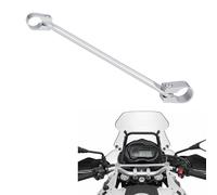 Tunejoy Barra de Equilibrio de Motocicletas 22mm Barra Refuerzo Manillar Moto Ajustable de Aluminio para Moto Todoterreno 400mm Plata