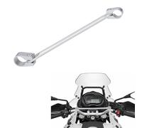 Tunejoy Barra de Equilibrio de Motocicletas 22mm Barra Refuerzo Manillar Moto Ajustable de Aluminio para Moto Todoterreno 330mm Plata