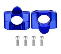 Tunejoy Elevadores para Manillar de Motocicleta 28mm Abrazadera Elevadora para Manillar de Motocicleta de Aluminio per ATV Dirt Pit Bike Azul