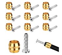 Tunejoy Freno de Disco Oliva BH90 Inserto de Conector de Oliva para Cable de Freno Disco Hidráulico para Bicicleta 10 Set