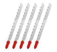 Tunejoy Hojas para Sierra de Calar T318A Sierra de Caladora en HSS con Vástago en T para Cortes Rectos en Materiales Sándwich 21TPI 130x8x1mm 5 Piezas