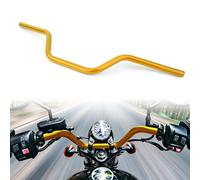 Tunejoy Manillar de Motocicleta de 22 mm Manillar de Moto 7/8" Universal für ATV Dirt Pit Bike Quad Go Kart Longitud Total 700 mm Dorado