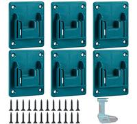 Tunejoy Soportes de Batería Compatible con Makita 18V Estante de Almacenamiento de Batería Compatible con Makita 18V Bateria de Ion Litio BL1860 1850 1840 6 Pieces