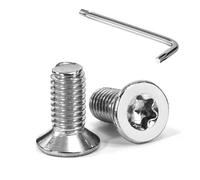 Tunejoy Tornillos de Cabeza Avellanada Torx M5 x 12 mm Tornillo Avellanado Mecánico de Acero Inoxidable A2 V2A con T25 llave Rosca Completa 20 Piezas