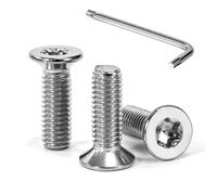 Tunejoy Tornillos de Cabeza Avellanada Torx M5 x 16 mm Tornillo Avellanado Mecánico de Acero Inoxidable A2 V2A con T25 llave Rosca Completa 30 Piezas