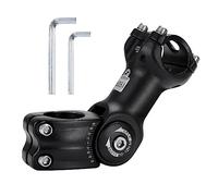 Tunejoy Vástago de Manillar para Bicicletas Ajustable ±60° Potencia de Manillar de Aleación de Aluminio para Bici de Carretera de Montaña MTB 31,8 * 110 mm