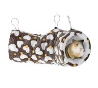 Túnel colgante compatible con animales pequeños, juguetes colgantes para hámsteres, hamaca para petauros del azúcar, accesorios para jaulas,