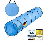 Túnel de Agilidad para Perros - Túnel de Juego para Perros Cueva de Agilidad Incl. Clavijas y Bolsa de Transporte (300 cm)