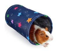 Túnel de conejillo de indias lavable de felpa para conejo, escondite suave para hámster para jugar y descansar, accesorios para jaula de mascotas pequeñas, accesorios para conejo, chinchilla, erizo