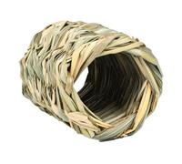 Túnel De Conejo - Bunny Grass Tunnel House | Castillo Reed Sleeping | Little Pet House E | Juguete De Actividad Animal | Gorro De Cama De Jardín A Mano Gi