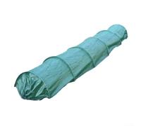 Túnel de cultivo de vegetales de 3 metros, cubierta de malla agrícola con material de PVC y sistema de ventilación para protección contra heladas y crecimiento mejorado (red verde oscuro)