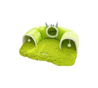 Túnel de forro polar lavable para mascotas, zona de juego y descanso para múltiples animales, cómoda cueva para gatos