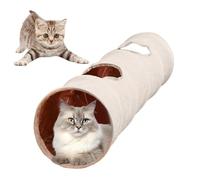 Túnel de gato - Cat Toy | Túnel | Collapsiblee Big Tube Playground Toys, Straight Cat Tunnels with Different Lengths Cat Tunnel Bed with Peephole Straight Cat Tunnels for Indoor Cats