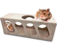 Túnel de hámster, escondite de hámster, casa de hámster, accesorios de jaula de hámster, laberinto de hámster, plataforma de hámster, adecuado para jerbos, hámsteres enanos, rata hámstersor siria,