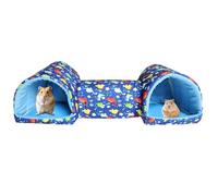 Túnel de hámster - Túneles y tubos para mascotas pequeños - Suave lavable a máquina, accesorios para jaula de chinchilla para hurón, conejo, animales pequeños, de juego, entretenimiento