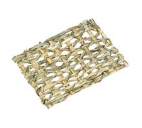 Túnel de hierba de conejo, tubo escondido, túnel de juego, nido de conejo masticable, refugio de rollo de heno para hámster, conejo, chinchilla, jaula de cobayas, recinto cómodo, madriguera, juguetes