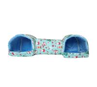 Túnel de hurto - Accesorio de jaulas interactivas de Halloween | Cama para dormir de tela de algodón para hámsters, chinchillas, erizos, ardillas, mascotas pequeñas, juego de animales, 20.08x6.69x5.91