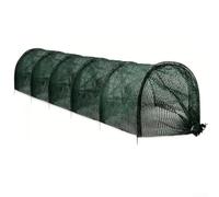 Túnel de Invernadero 10 Pies Estructura Metalica Protección Plantas Cultivo Hortalizas Jardín Exterior 300x45cm