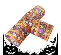 Túnel de Juego De - Refugio para Mascotas De Halloween, Refugio Interactivo Plegable, Juguete Ligero Durable, Entretenimiento Divertido, Fácil De Almacenar | Actividad Emocionante para K