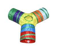 Túnel De Juego para Gatos | Juguete Interactivo De 3 Vías para Gatos De Interior | Túnel Laberinto Tubo para Gatitos | para Exterior Hogar Jardín Trasero Césped Enriquecimiento Ejercicio Mascota