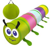 Túnel de juego Pup-Up 46 x 165 cm multicolor ciempiés para niños pequeños 23926