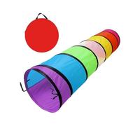 Túnel de juego, tienda de túnel de juegos para niños, túnel de juego pop-up, túnel de juego plegable para niños, niñas, mascotas, jugar en interiores y exteriores, juego de jardín (180 cm x