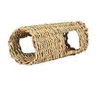 Túnel de Natural - para mascotas del hámster, pequeña cabaña de juego animal | Refugio masticable transpirable, casa de actividad de roedores cómoda, túnel para hábitat interino