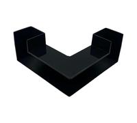 Túnel de pecera | Túneles de acuario con pieles de camarón | Cueva de acuario de esquina para pecera simple y segura con rampa | Túnel multifuncional de accesorios para cueva de peces y camarones