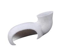 Túnel de pescado de piel de camarones - Cavidad de esquina para peces de acuario, camarones y crustáceos | Oculto y juega a la cueva como decoración del acuario, accesorios para nano acuario, acuzo y