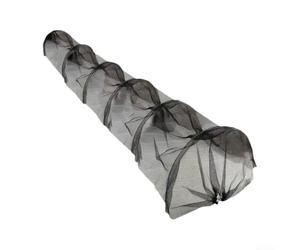 Túnel de plantación de malla negra agrícola, cubierta de invernadero, protección vegetal, protección contra heladas, túnel de cultivo con ventilación para huerto de jardín -300 x 45 x 45 cm