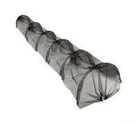 Túnel de plantas para protección de cultivos, protección contra heladas, barrera contra el viento, exclusión de insectos, 300 x 45 x 45 cm, fácil instalación con varillas de metal para verduras