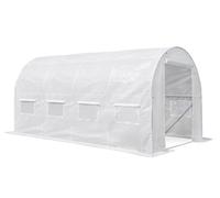 Túnel de plástico blanco 2,5x5m Garden Point